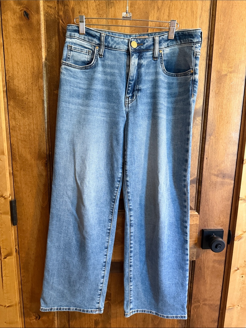 Kut from the Kloth Light Blue Wide-Leg Jeans